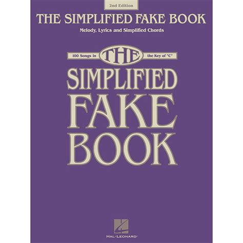 Simplified Fake Book 100 Songs In The Key Of C Paperback Walmart