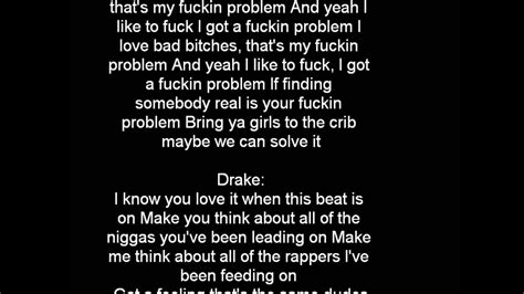 Aap Rocky Ft Drake 2 Chainz Kendrick Lamar Fuckin Problems Lyrics Youtube