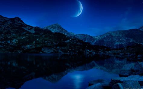 Moonlight Landscape Wallpapers Top Free Moonlight Landscape
