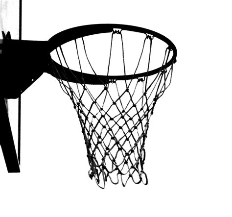 Black And White Basketball Hoop Transparent Png Stickpng