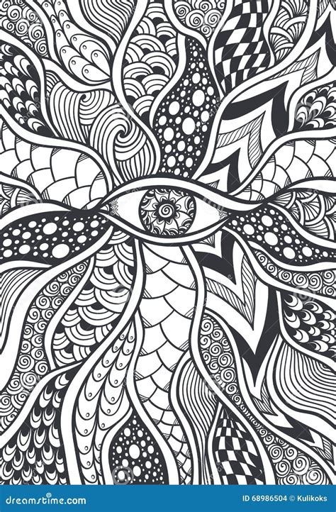 Zen Doodle Coloring Pages Free Printable Templates