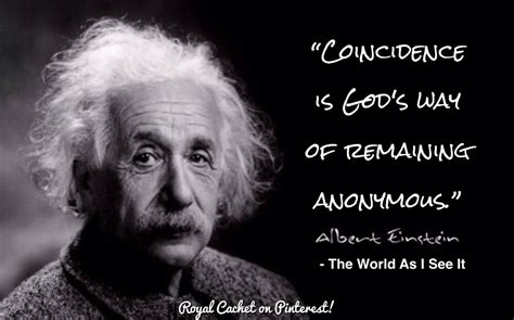 Albert Einstein Quotes God Coincidence Shortquotescc