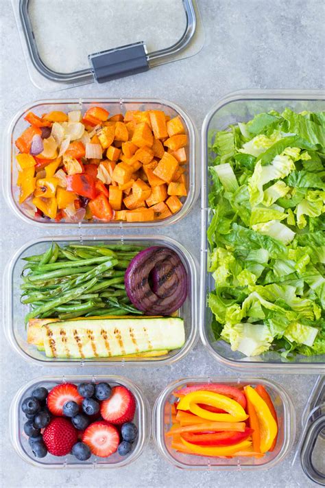 How To Eat More Vegetables And Fruits With Meal Prep Kristines Kitchen