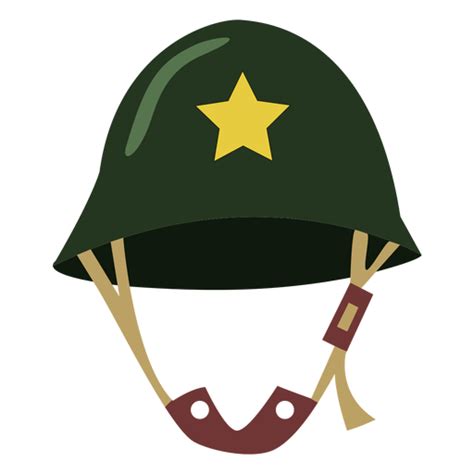 Army Helmet With Star Transparent Png And Svg Vector File