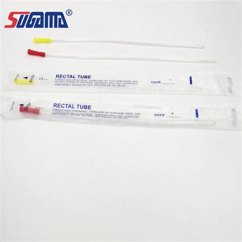 Medical Use Latex Free Adult Size Rectal Tube With Or Without X Ray Thread China Rectal Tube