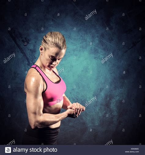 Woman Flexing Arm Stock Photos And Woman Flexing Arm Stock Images Alamy