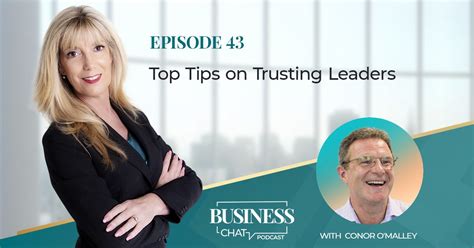 043top Tips On Trusting Leaders With Conor Omalley