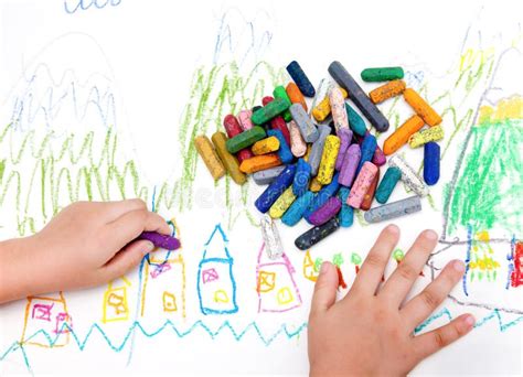 Child S Drawing Stock Photo Image Of Marker Colorful 21373046