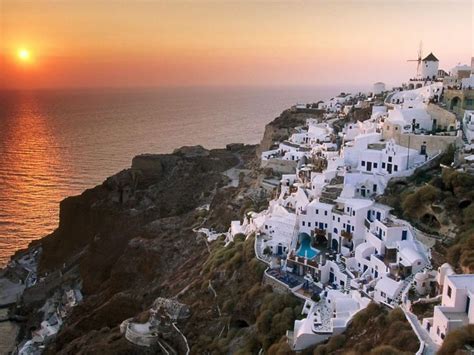 Living On The Edge 10 Incredible City Cliffs Around The World Greece
