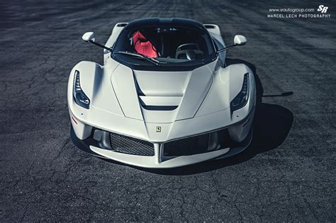 36 Awesome White Ferrari Laferrari Front Angle Sssupersports
