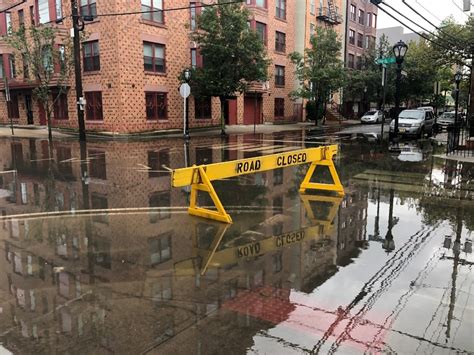 Flash Floods Pop Up Around Hoboken Again Hurricane Henri Update