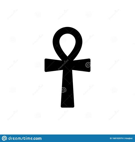 Ankh Or Key Of Life Symbol Icon Stock Vector Illustration Of