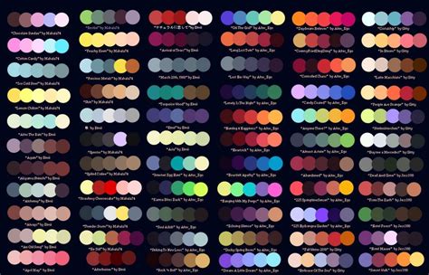 Colour Palettes No 1 By Striped Tie On Deviantart Color Palette