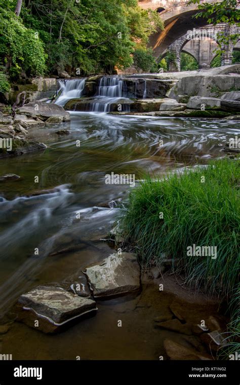 Berea Falls In Rocky River Metropark Stock Photo Alamy