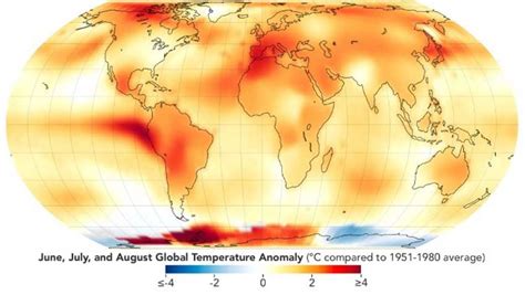 NASA Says Summer 2023 Breaks Hottest Temperature Record Newsdelivers