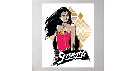 Wonder Woman Strength Poster Zazzle