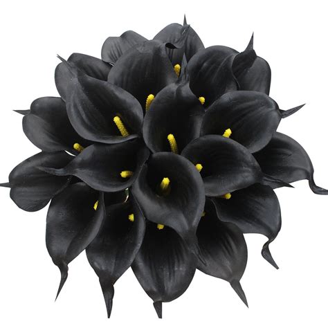 Real Touch Flowers Black Flowers Fake Flowers Silk Flowers