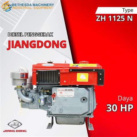 Mesin Jiangdong 30 Hp Diesel Penggerak Zh 1125 N