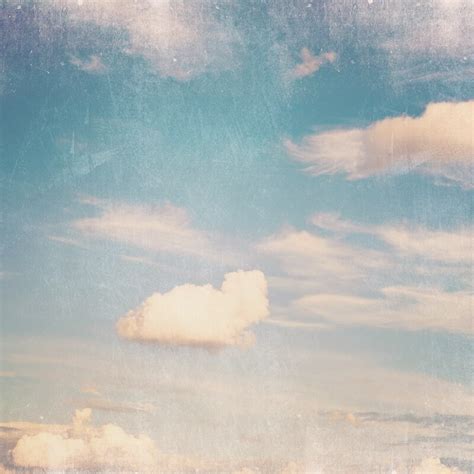Buy Huayi Vintage Background Of Blue Cloudy Sky