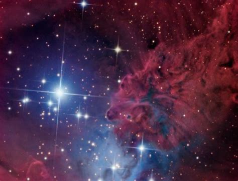 Fox Fur Nebula In Monoceros Nebula Cosmos Intense Colors