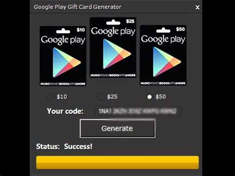 But you will need to have a card from the correct region and also be billed through google play. Free Google Play Gift Cards $10, $20, $50 - useable every 24 hours! - YouTube