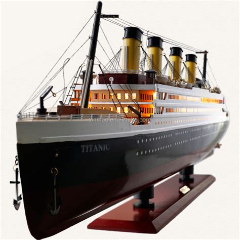Rms Titanic Ship Model With Led Light Size 100x115x34cm Titanic Ship