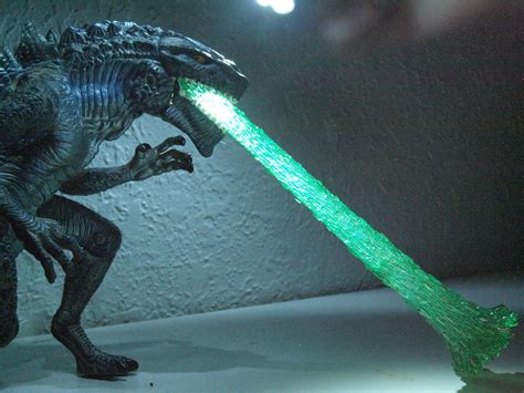 Monsterarts version highly detailed also. Godzilla 1998 Atomic Breath effect piece