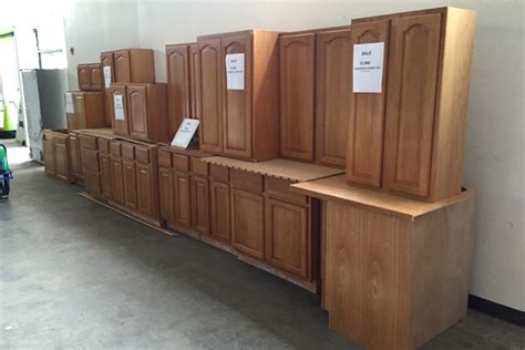 Multipurpose hdf mini kitchen slab/cabinet for sale. Used Cabinets for Less at the Habitat for Humanity ReStore