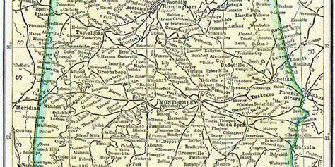 1910 Alabama Census Map Access Genealogy