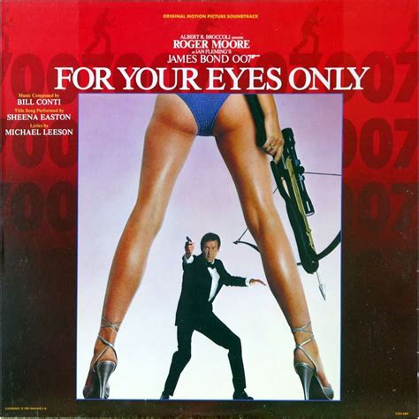 For Your Eyes Only Pour Vos Yeux Seulement James Bond By Bill Conti Sheena Easton Lp With