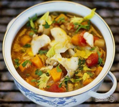 Рыбный на диете суп