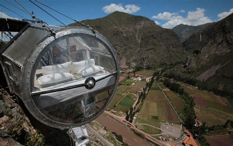 Video Conoce El Hotel Que Cuelga Desde La Cima De Una Montaña En Perú