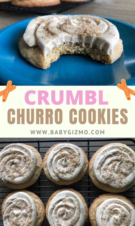 Churro Cookies Crumbl Copycat Recipe Crumble Cookie Recipe Yummy