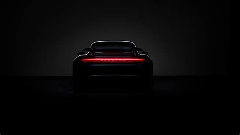 Porsche 911 Turbo S Wallpaper 4k Black Background Amoled