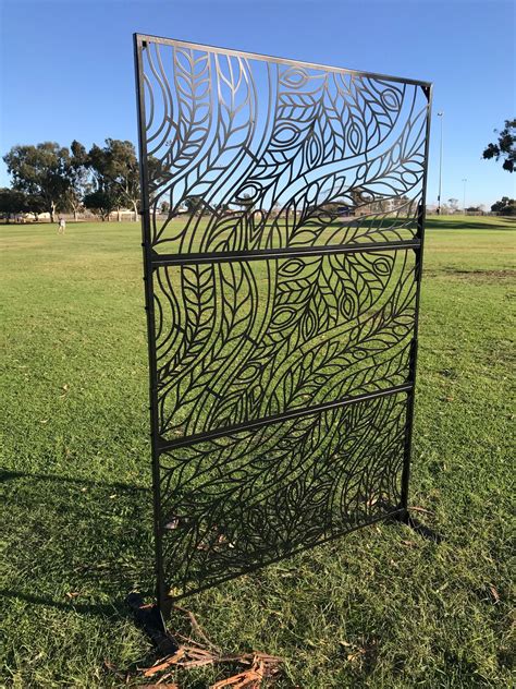 Buy Metal Privacy Screen Laser Cut Decorative Steel Privacy Panel