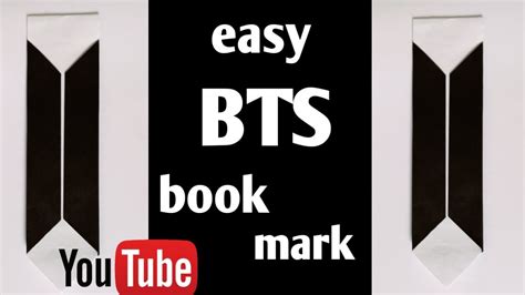 New Way To Make Bts Bookmark Bts Craft Origami Bookmark Youtube