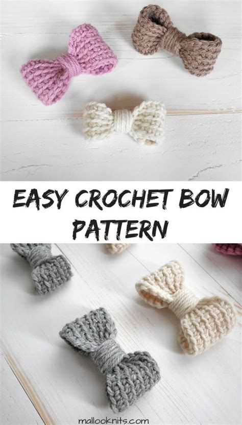 Perfect Crochet Bow Easy Crochet Pattern Crochet