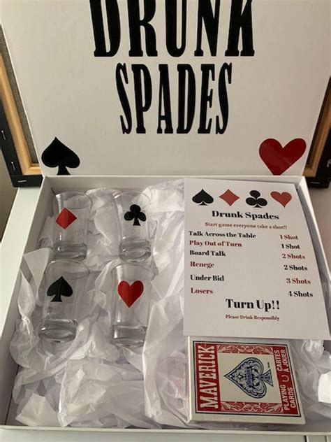 Drunk Spades-Spades Adult Games-Drinking Games-Card | Etsy