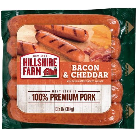 Hillshire Farm Bacon And Cheddar Sausage 6ct Hy Vee Aisles Online