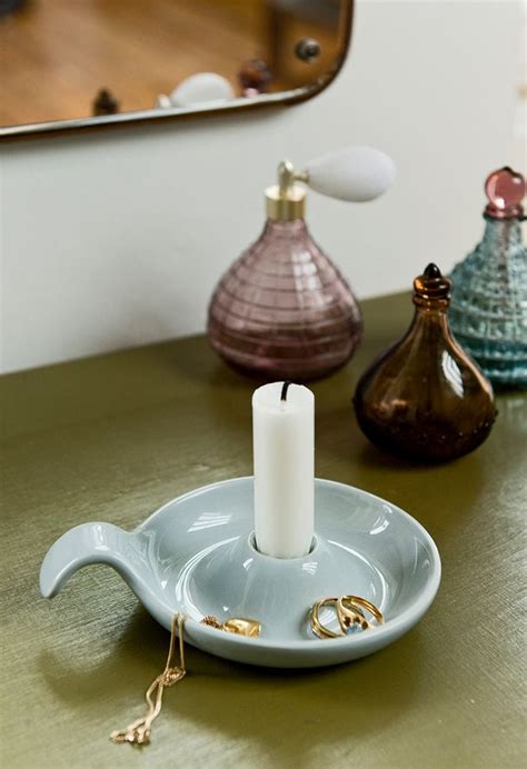 Kähler Illumine Ceramic Candle Dish Candle Dish Ceramic Candle Candle Holders