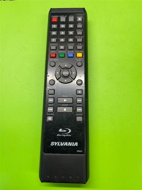Sylvania Nb804 Remote Control For Nb500sl9 Nb501sl9 Nb530slx Nb531slx