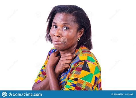 Trembling Adult Woman Hugging Herself Stock Image Image Of Abidjan Isolated
