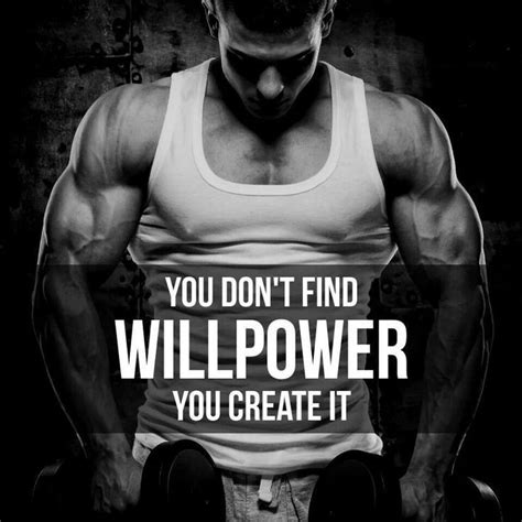 Willpower Bodybuilding Motivation Gym Quote Fitness Motivation