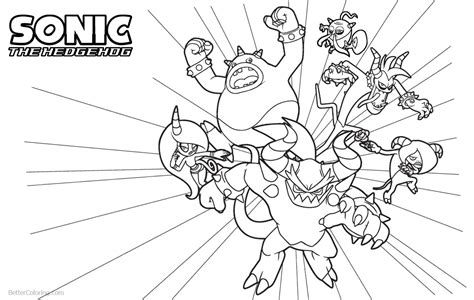 Zazz Sonic Lost World Coloring Pages Coloring Pages