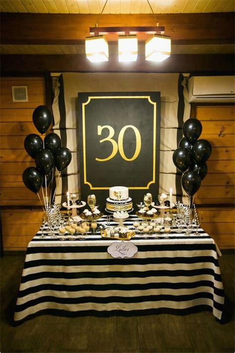 Our unique birthday gifts for men help him walk into the next phase of his life with style. 30th Birthday Party Decorations for Men 23 Cute Glam 30th Birthday Party Ideas for Girls ...