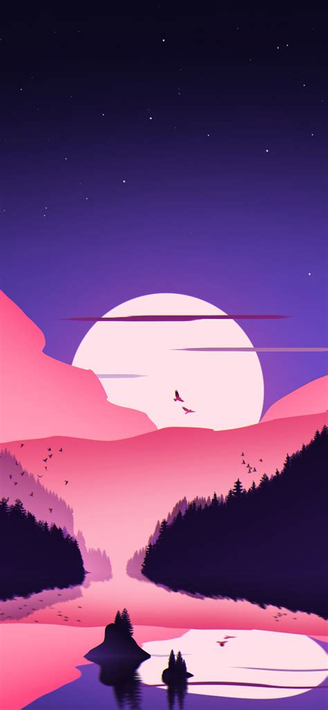 1125x2436 Retro Landscape 4k Iphone XS,Iphone 10,Iphone X HD 4k