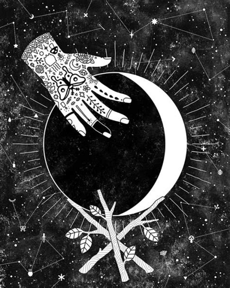 Waxing Crescent Camille Chew Illustrations Illustration Art