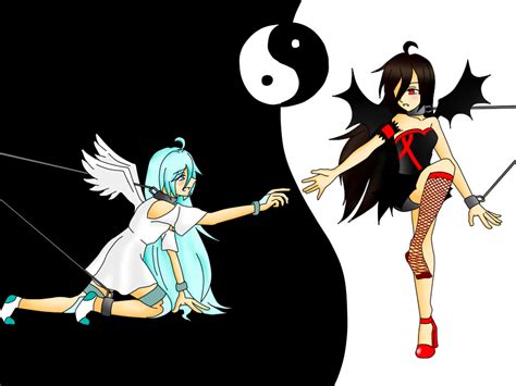 Yin Yang Anime By Xfukihaxx On Deviantart