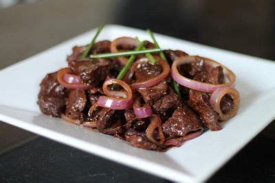 Beef top round steak is a leaner, less tender cut of meat. Bistek: Filipino-Style Pan-Fried Beef Steak recipe - Best ...
