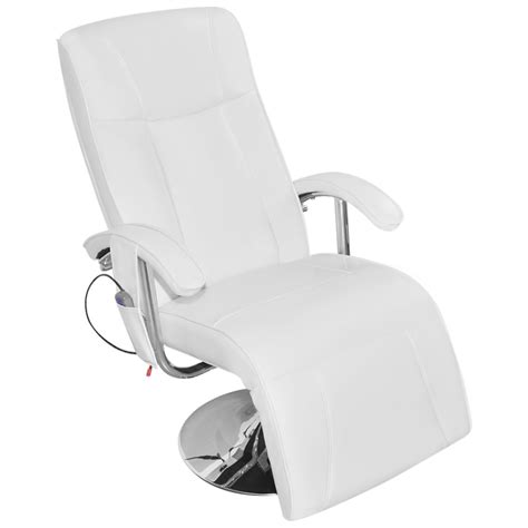 Shop for leather recliner chair online at target. White Artificial Leather Electric TV Recliner Massage Chair